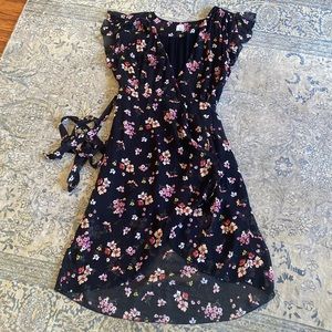 Iris & Ink Floral Wrap Dress Made in Italy